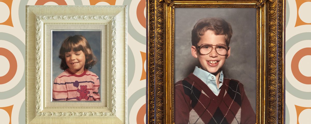 Framed picture day photography on a vintage background