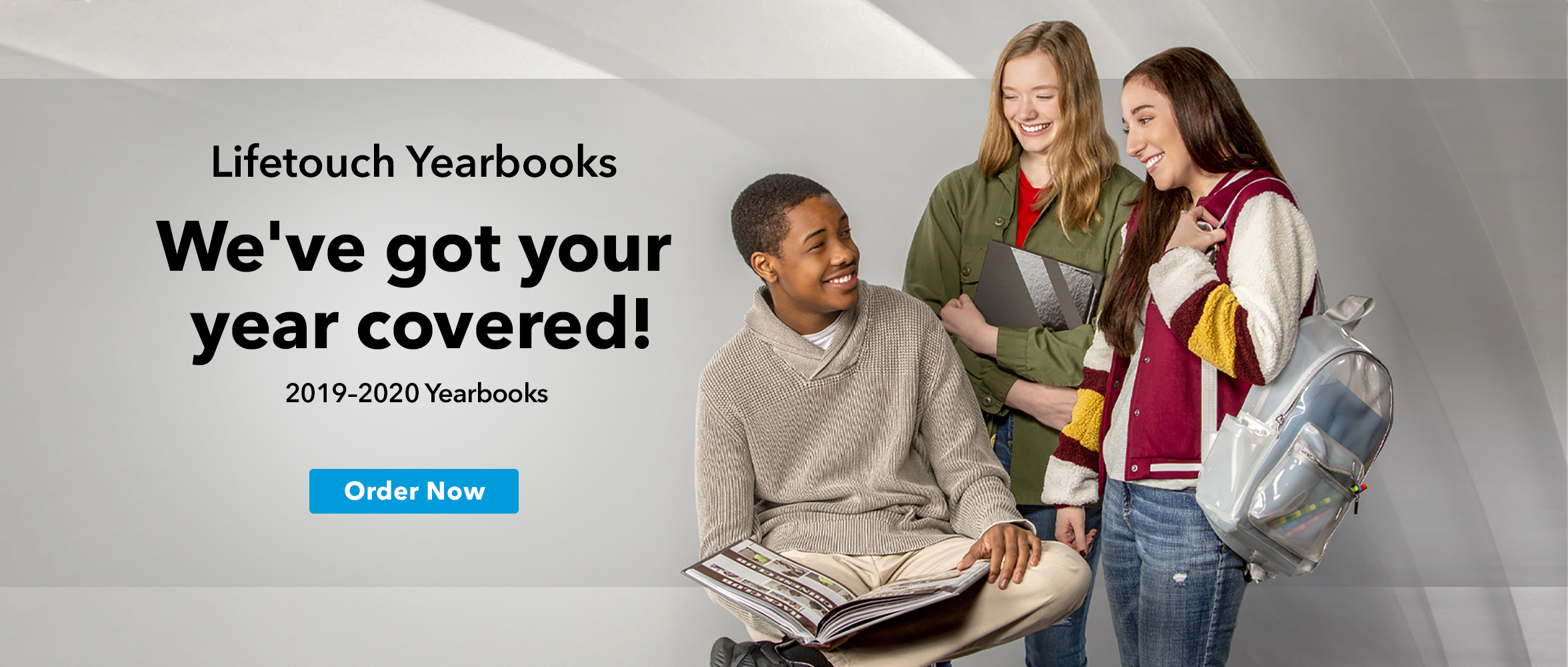 Lifetouch yearbook photography image on gray background